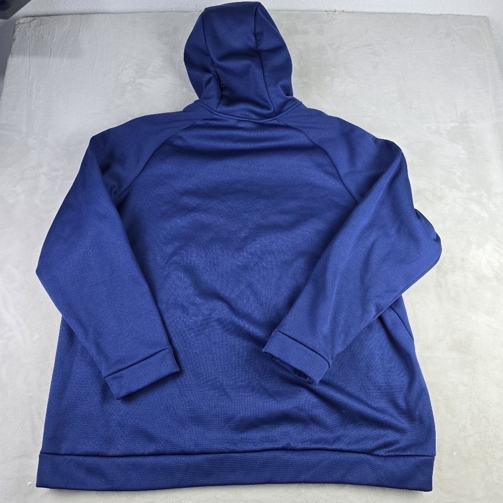 Nike Dri Fit Fitness Hoodie Men's 3XL Blue Pullover Drawstring Casual - Picture 2 of 8